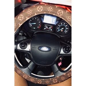 fake louis vuitton steering wheel cover|Louis Vuitton car freshener.